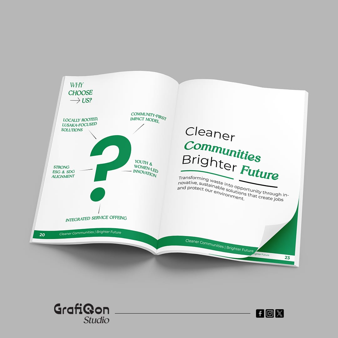 grafiqonstudio's tweet image. Project: Company Profile Design 
Client: Clinzed Limited 

Get in touch today, Let's work on yours! 
📞 0979127294
#companyprofiledesign #graphicdesign #adobeindesign #adobephotoshop #adobeillustrator