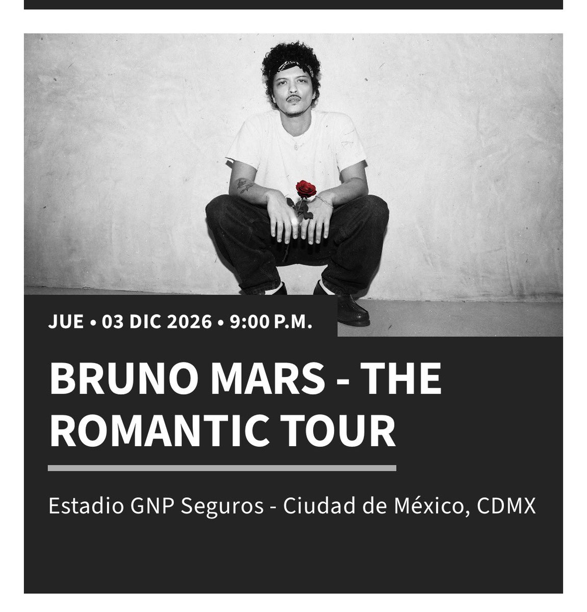 _lamuaa's tweet photo. Voy a ver a Bruno mars 🤩 https://t.co/9Cok2vd4Nz