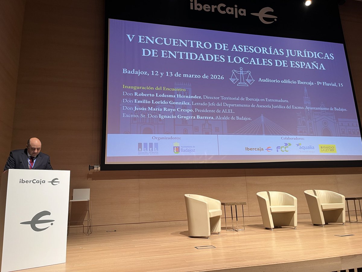 Comenzamos #5EncuentroALEL en <a href="/badajoz/">Badajoz</a> con <a href="/LetradosLocales/">LetradosLocales</a> <a href="/aranzadilaley/">ARANZADI LA LEY</a> <a href="/ibercaja/">Ibercaja</a> <a href="/aqualia/">aqualia</a> <a href="/FCC_Group/">FCC</a> #celebramos10años