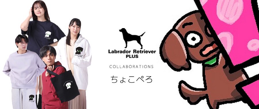 本日より『Labrador Retriever PLUS』とのコラボ商品の受注販売を開始