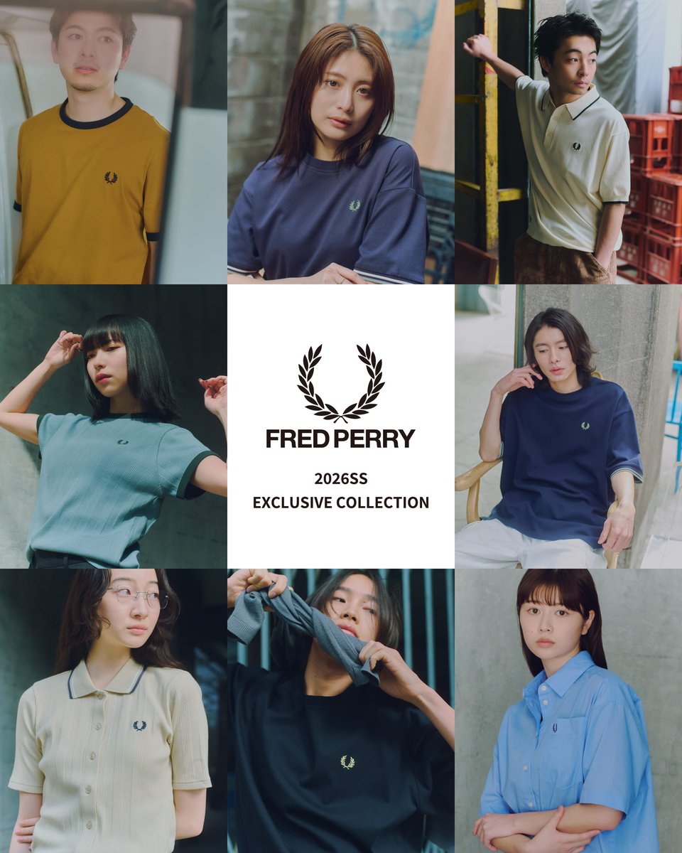 FRED PERRY 別注。 クラシックに、少しだけ今。 Tシャツ、ニットポロ