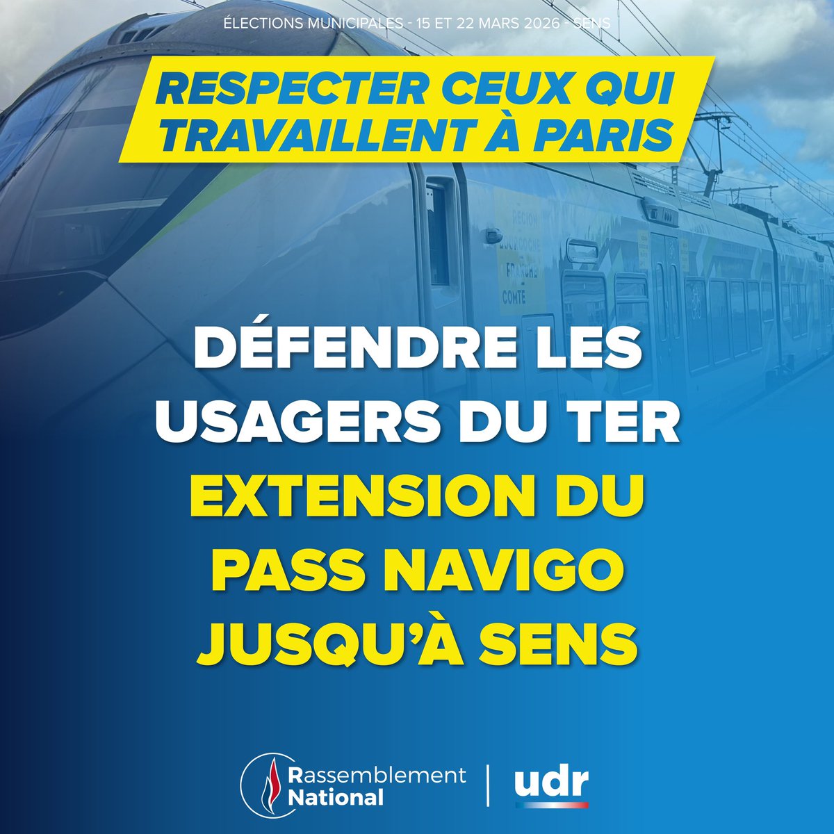 LudovicMassard's tweet photo. 🚆 Des milliers de #Sénonais prennent le train chaque jour pour aller travailler à #Paris.
Réveil à l’aube.
Trajets longs.
Trains bondés.
Abonnements trop chers.
👉 Il est temps de défendre les navetteurs pour obtenir le #PassNavigo jusqu’à #Sens.
@FNAUT_fr https://t.co/X1uxazMEBJ