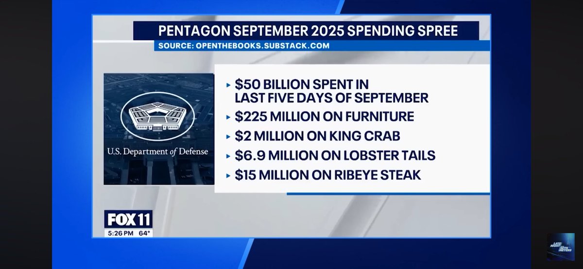 While cancer care and child food programmes are cut, #hegseth is wasting taxpayers money on lobster tail - you’ve been shafted by ⁦⁦<a href="/realDonaldTrump/">Donald J. Trump</a>⁩