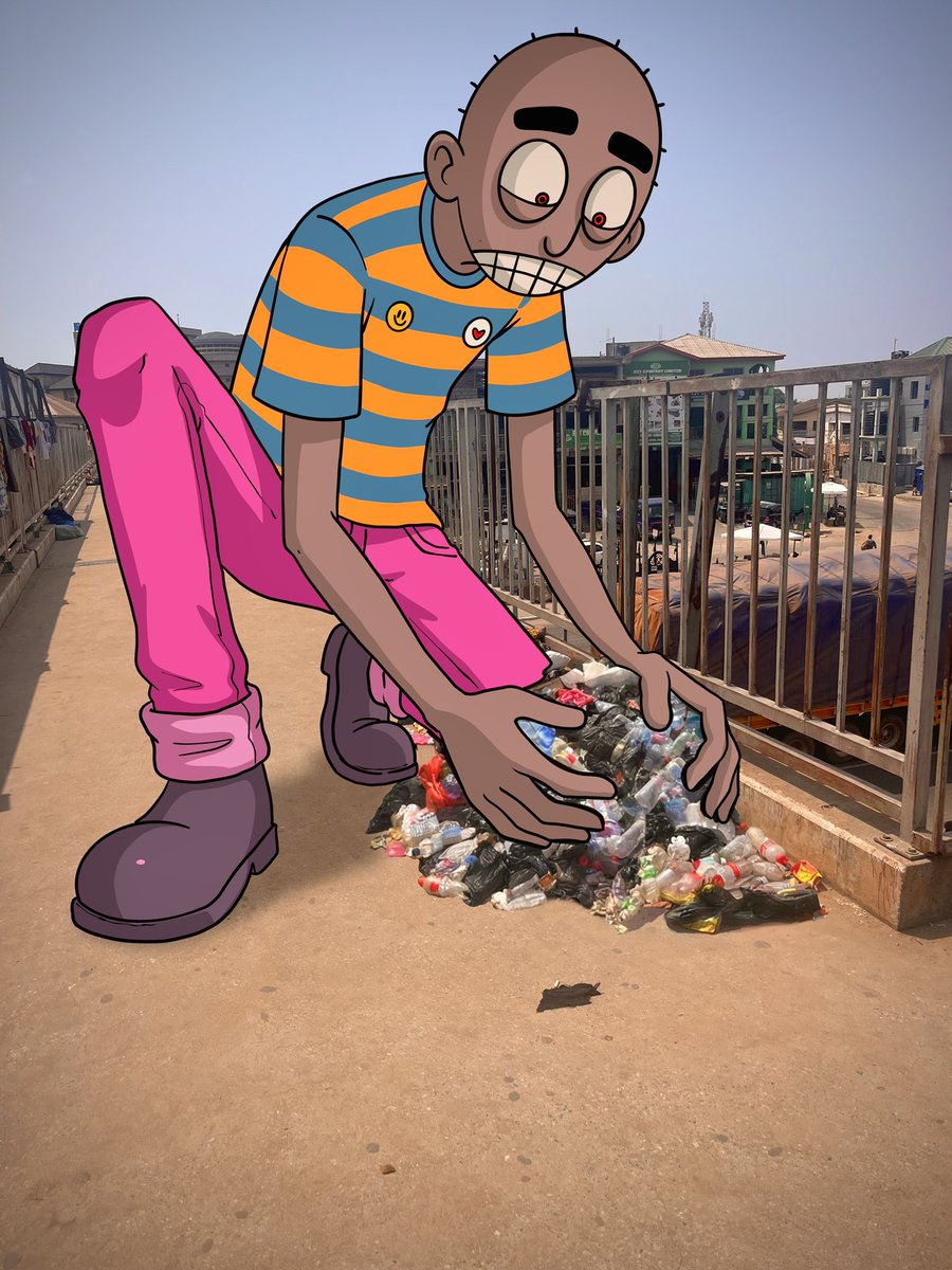 partikles's tweet image. I wonder how rubbish gets collected this way on a bridge or walkway of any kind. I mean it’s above our heads so we feel it’s ok to drop garbage up there when we are walking there? We’re our own problem. Think again; who’s going up there to clean after you
#illustration #saveearth