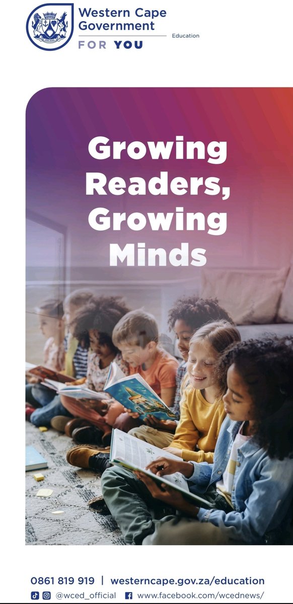 KarenR_Dudley18's tweet image. Countdown has begun....⏰️📚
@WCEDnews Reading &amp;amp; Literacy Strategy Launch 
📅 Date: 14 March 2026
📍 Venue: Old Mutual Park, Pinelands
⏰ Time: 07:30 – 14h30
#GrowingReaders #GrowingMinds
@WCEDnews @teachingconnect @DavidMaynier @WesternCapeGov