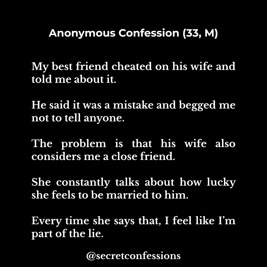 secretconfess03's tweet photo. Anonymous confession.

Be honest…

What would you do?

👇 Tell the truth in the comments.

#confessions
#anonymousconfession
#secretconfession
#storytime
#darkconfessions https://t.co/gmQ6KZWVOZ