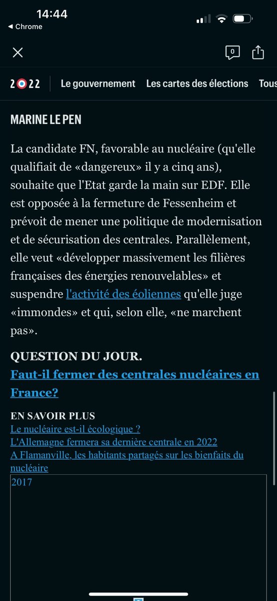 bouliboulibouli's tweet photo. @al_petel Le sabordage du nucléaire était dans le programme de Macron en 2017, les programmes Le Pen et Fillon prévoyaient l'inverse. https://t.co/DpGzv0WOLy