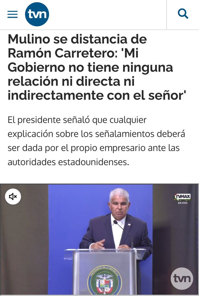Mulino negó relación con Carretero, pero tiene a la prima manejando la ZLC.

Acumular riqueza da el poder para tener las manos permanentemente metidas en el Estado, y encima ser dueños de los medios para que luego tú repitas que no hay lucha de clases, sino pura envidia.