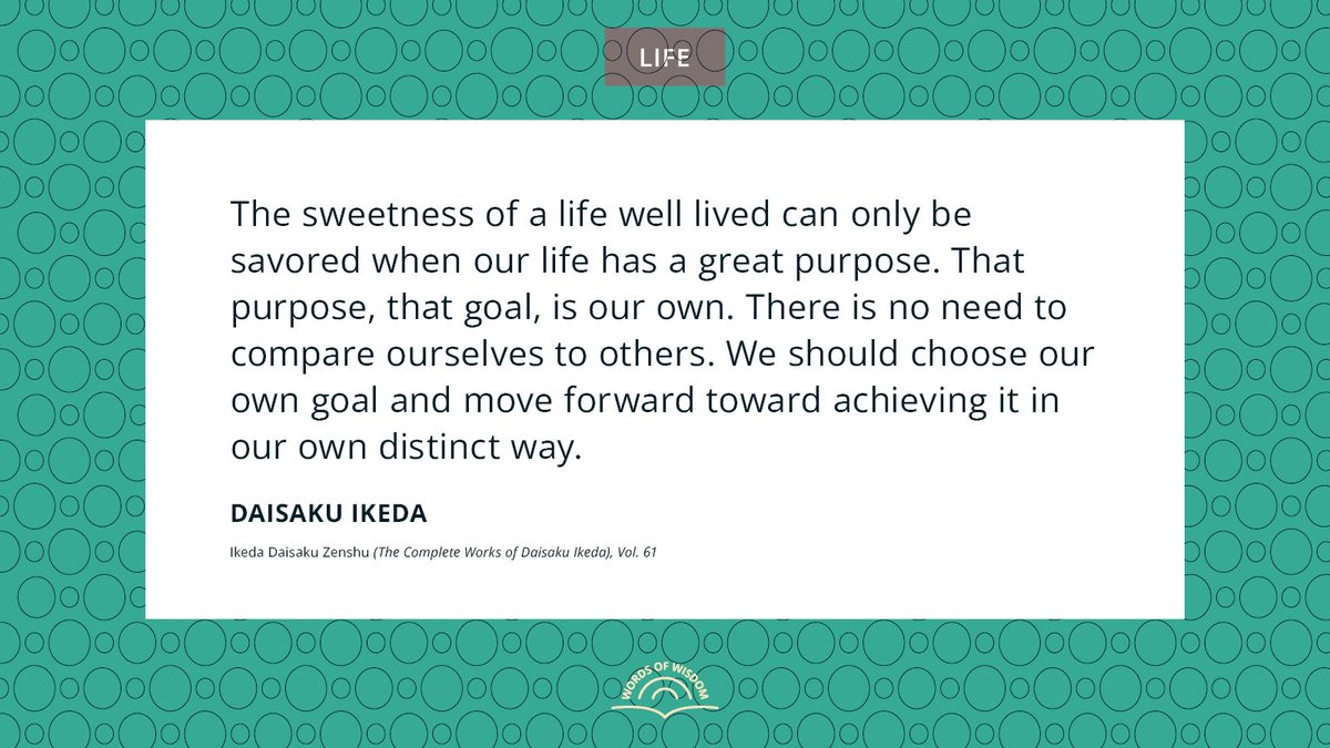 daisakuikeda_of's tweet image. What gives your days a sense of purpose? 

Explore more quotes:
daisakuikeda.org/sub/quotations…
#LifePurpose #HumanPotential #DaisakuIkedaQuotes #WordsOfWisdom #PeaceThroughDialogue