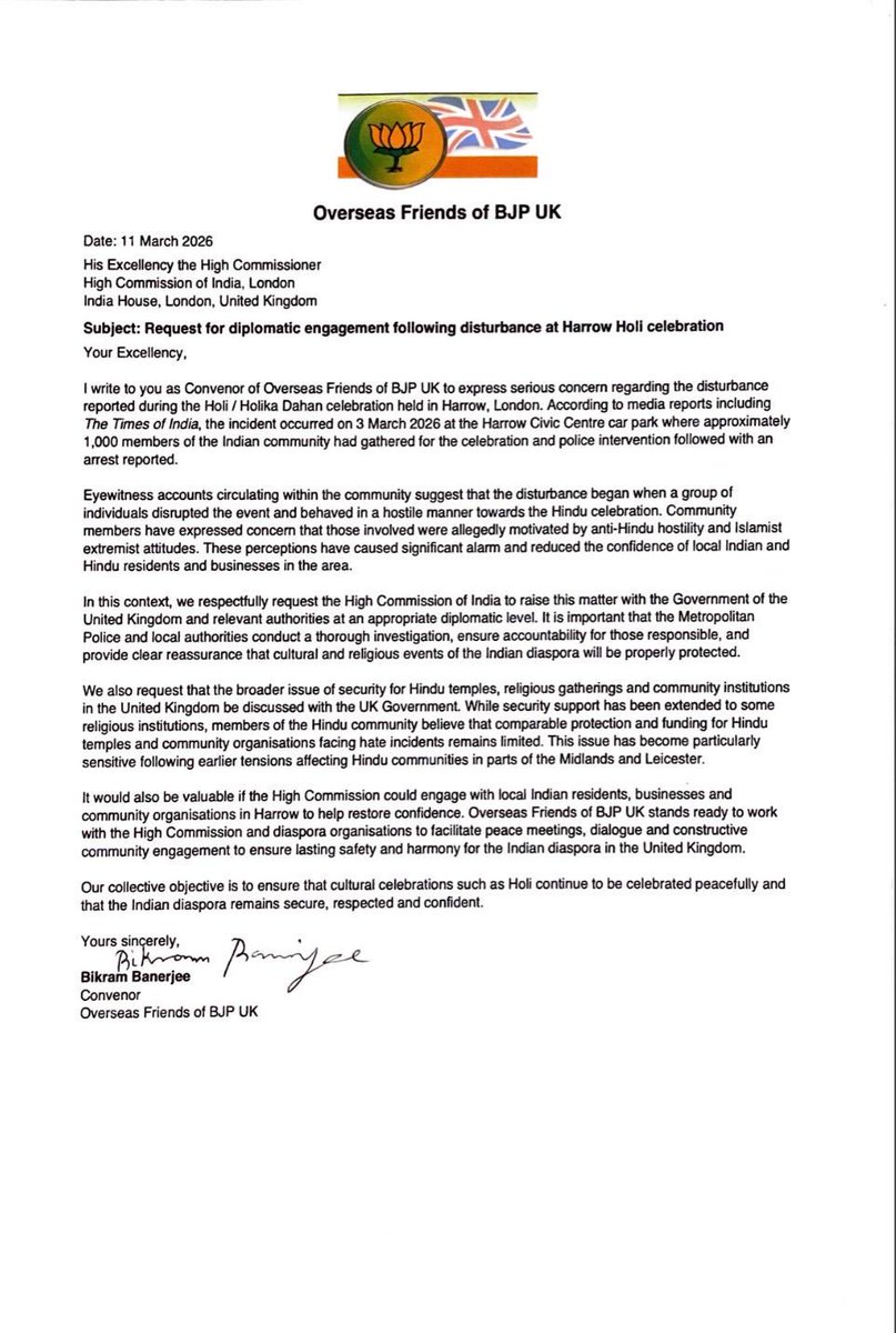 OFBJP UK tweet media