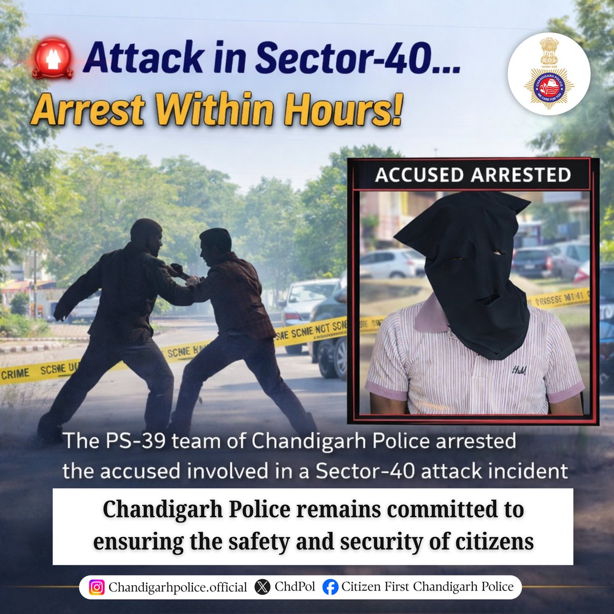 Chandigarh Police #Citizen First tweet media