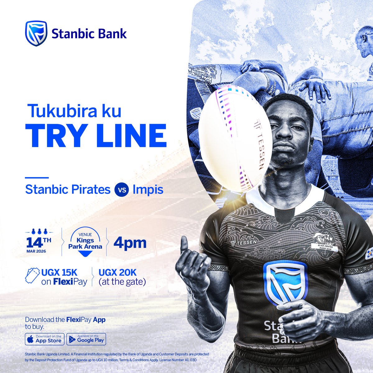 stanbicug's tweet photo. The #StanbicPirates take on @ImpisRFC  this Saturday at Kings Park Arena.
Secure your ticket early on #FlexiPay and be part of the action. https://t.co/SsdhD6g5Zw