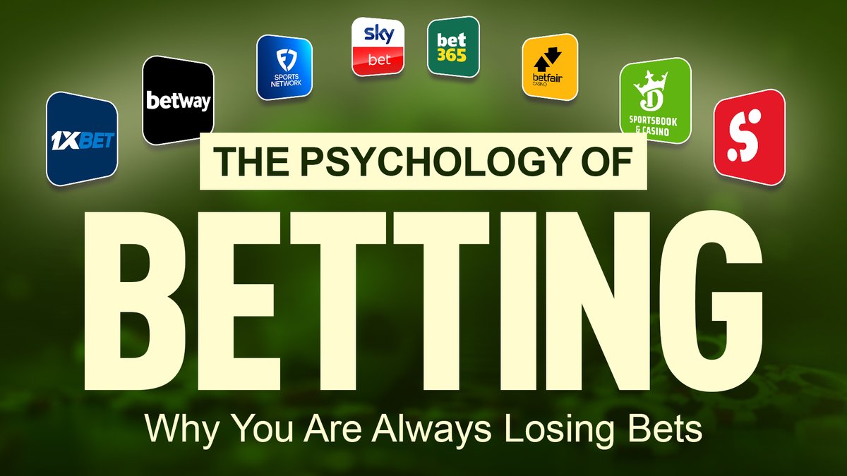 AfrodataViz's tweet photo. Why You Lose Bets - Psychology of Betting Explained https://t.co/eX67KrsJgc via @YouTube 

#PSGvCFC Champions League Manchester City Madrid Chelsea Arsenal Bayern Premier League #BettingTwitter  #betway #sportbetting https://t.co/USD3VNdMkP