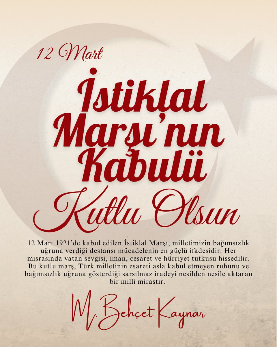 M.Behçet Kaynar tweet media