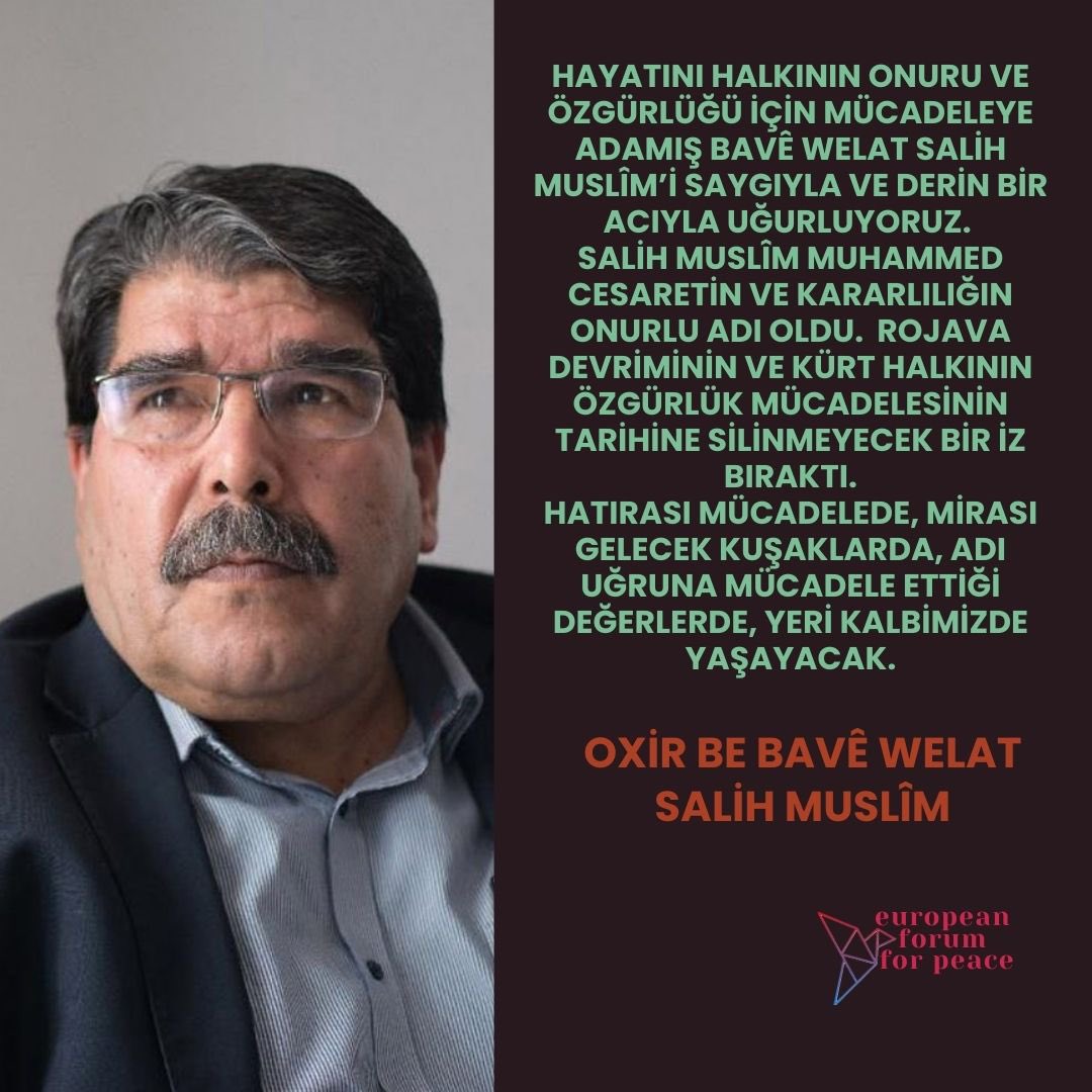 latifeakyuz's tweet photo. Oxir Be Bavé Welat #salihmuslim @Effp_PeaceForum https://t.co/gu3Jpbp3Rh