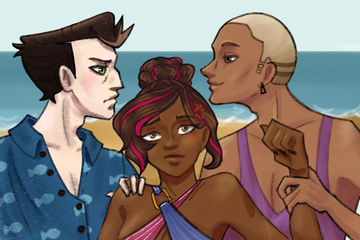 TheRiyaRiya's tweet photo. #polyvees human beach au
Repost https://t.co/lLwKGxwPbK