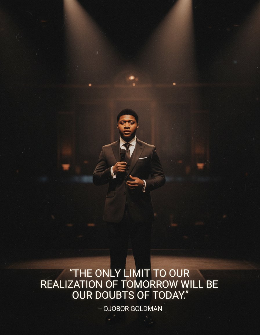 og_xau's tweet photo. The only limit to our realization of tomorrow will be our doubts of today.”
​This powerful reminder from Ojobor Goldman serves as a call to action for every visionary https://t.co/kr7pA99Dzq