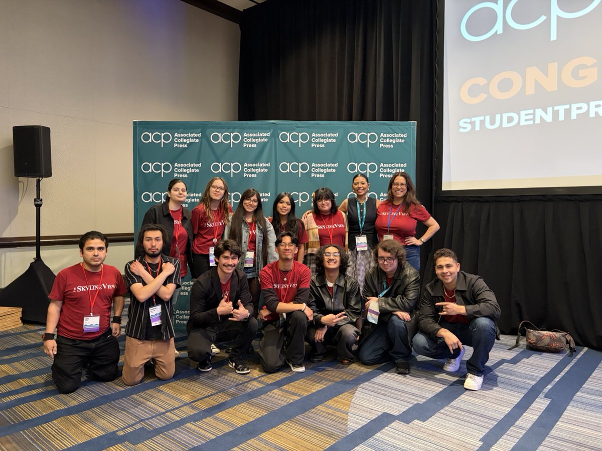 theskylineview's tweet photo. The Skyline View attended the 2026 ACP National College Media Conference at the Hyatt Regency in San Francisco over the weekend, earning a total of 10 awards from both JACC and ACP, including individual and publication honors. https://t.co/KLmmU08jRs