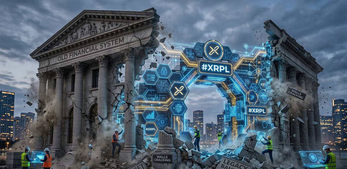 The walls of the old financial world aren't just cracking—they are being replaced by the #XRPL in real-time. 🏛️🔨

The "Utility" narrative just went nuclear: 

1️⃣ The Brazil-EU Pipeline: One of Brazil’s largest Tier-1 banks, Banco Genial, has officially moved from testing to LIVE