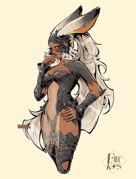 Fan art | Final Fantasy XII - Fran Artist:
