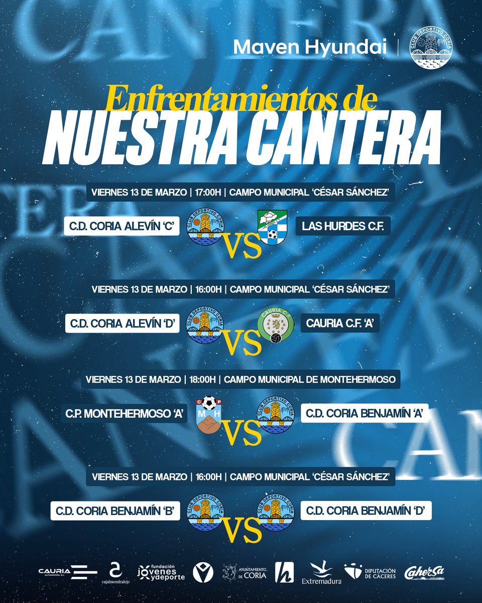 Escuela de Fútbol Base CD Coria tweet media