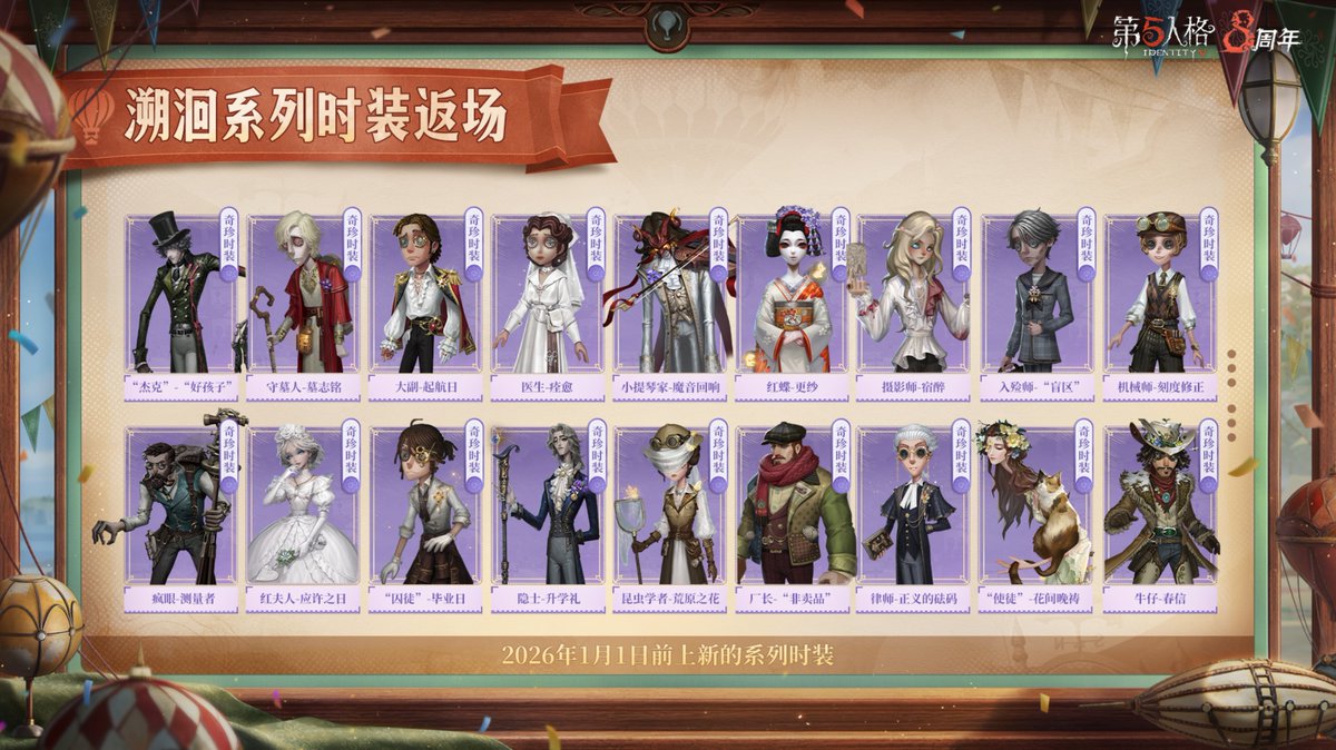 [ Returning Costumes ] Costumes that'll return to the shop on March ...