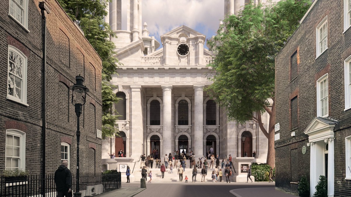 BFFarchitects's tweet photo. An ambitious restoration and remodelling of the Grade I Listed Sinfonia Smith Square has received Planning Permission and Listed Building Consent. The project will safeguard the Hall’s future and realise a bold new artistic vision. @SinfoniaSmithSq 
https://t.co/sVxnfrAjR1 https://t.co/UyxKsb5OWY