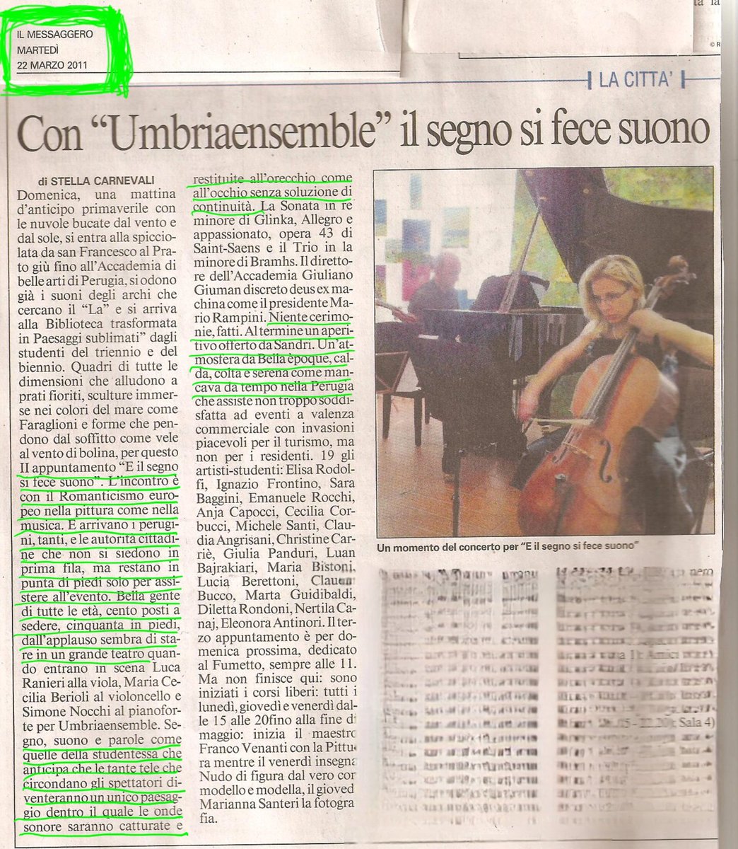 umbria ensemble tweet media