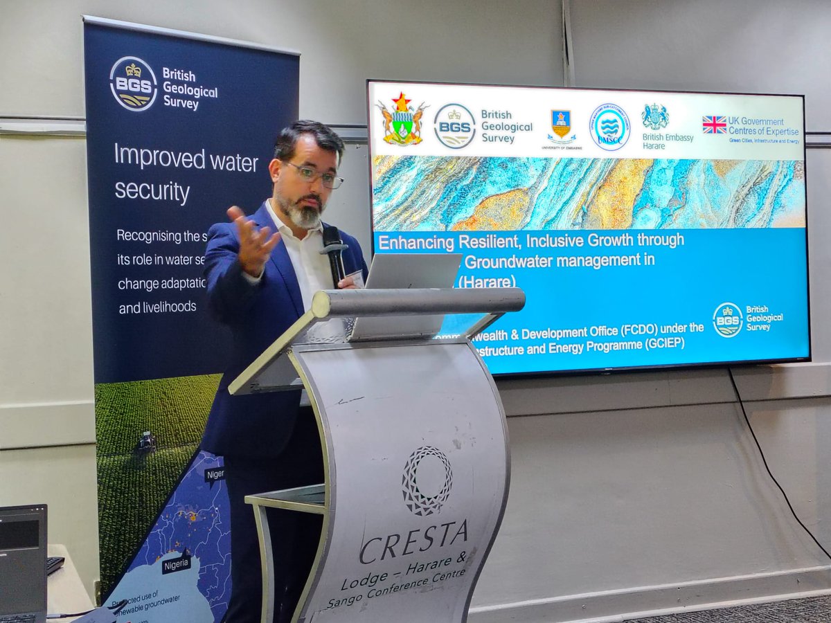 UpperManyame's tweet image. Upper Manyame Sub-Catchment Council, the UK, and the British Geological Survey developed and launched Harare's first Groundwater Assessment Tool. This tool will assist in sustainable management of groundwater resources across the catchment. #GroundwaterMonitoring