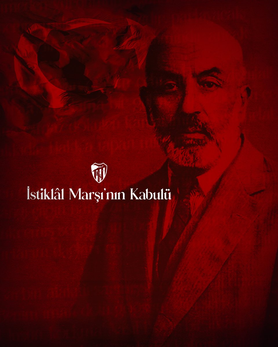 Milletimizin istiklal mücadelesinin en veciz sembolü olan İstiklal Marşı'nın kabulünün 105. yıl dönümünde, tüm Millî Mücadele kahramanlarını ve millî şairimiz Mehmet Akif Ersoy'u saygı ve rahmetle anıyoruz. 🇹🇷