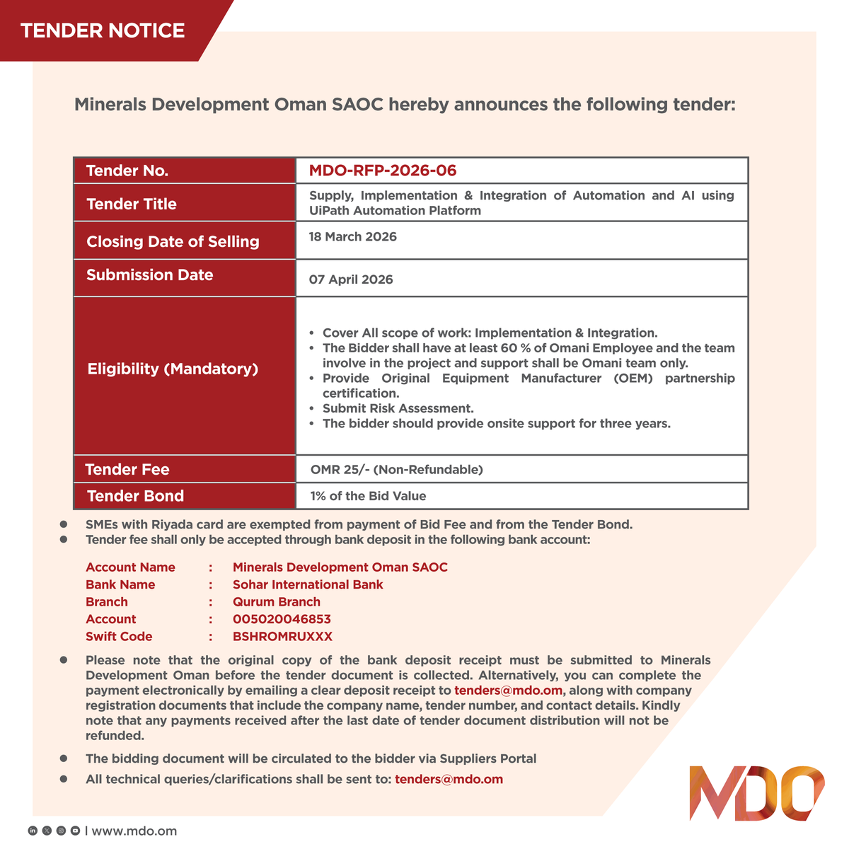 تنمية معادن عُمان tweet media