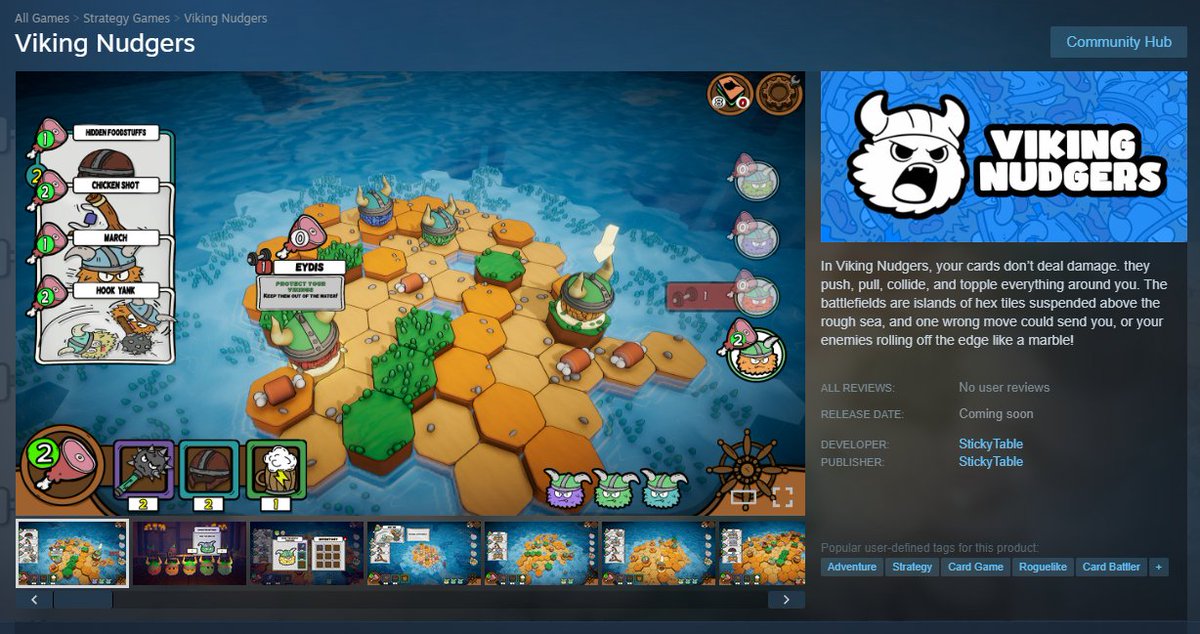 StickyTable - Viking Nudgers tweet media