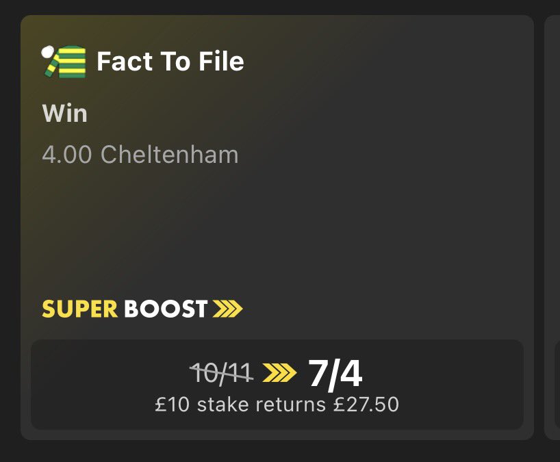 TBJ_Racing's tweet image. Who’s taking on Denise today then?

#Cheltenham #Bet365 #Superboost