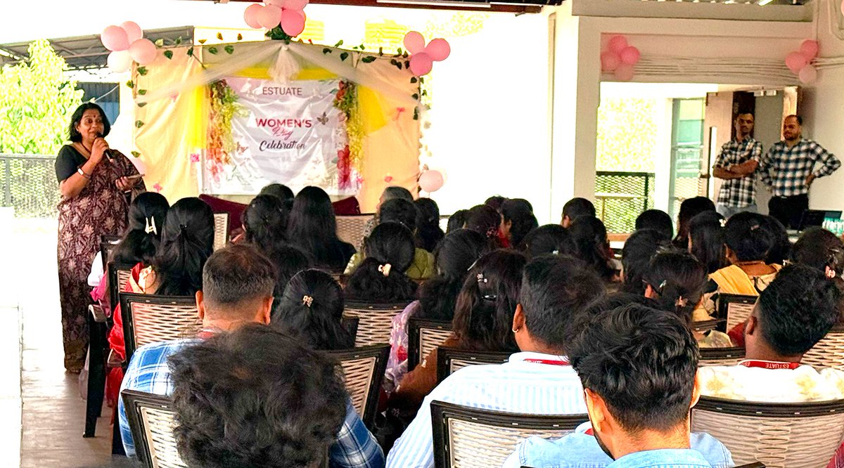 estuate's tweet photo. A meaningful Women’s Day celebration at Estuate’s Bengaluru office, appreciating the incredible women who make a difference every day.

We were honored to welcome Maj Pallavi Shivanna whose inspiring journey and experiences made the celebration even more special.

#WomensDay https://t.co/XkEqvVftUg