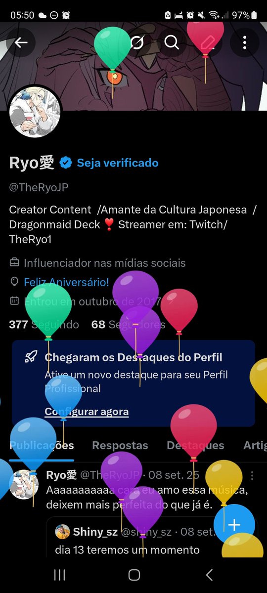 TheRyoJP's tweet photo. Balãozada finalmente https://t.co/JF9m9GRCFR