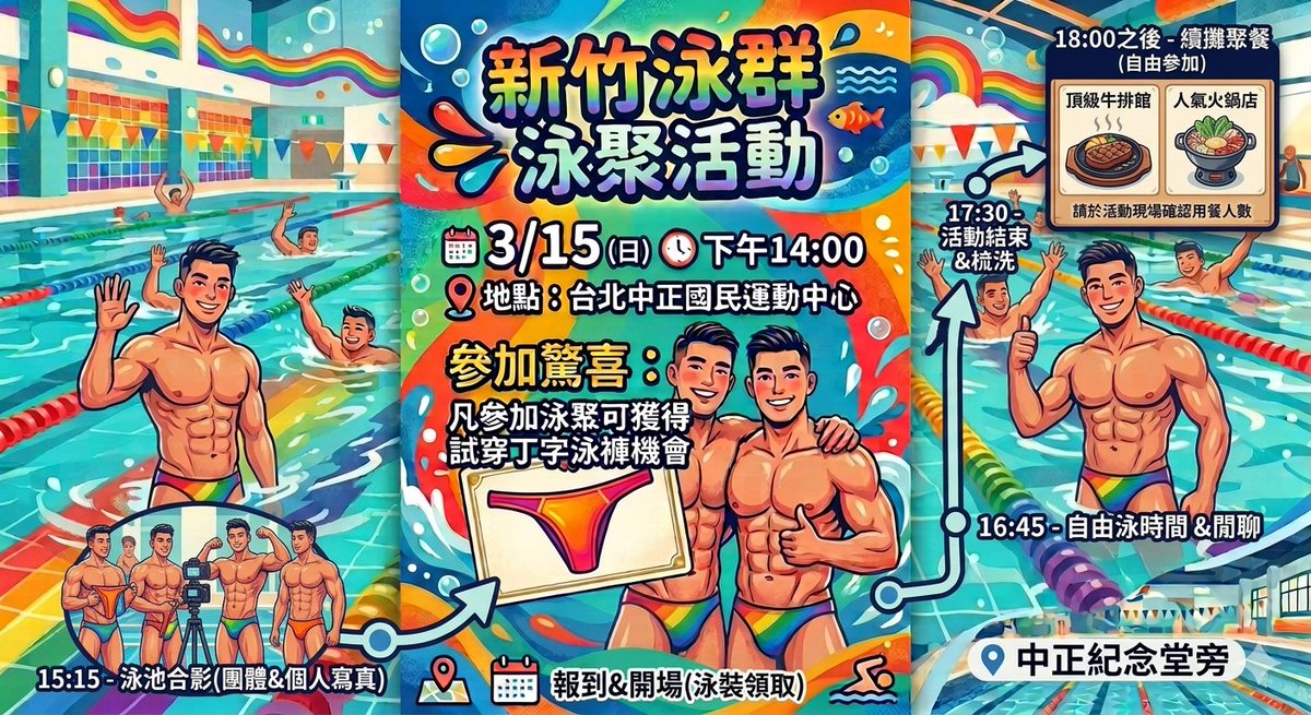 🏳️‍🌈新竹泳群 HC Swim Team🏳️‍🌈 tweet media