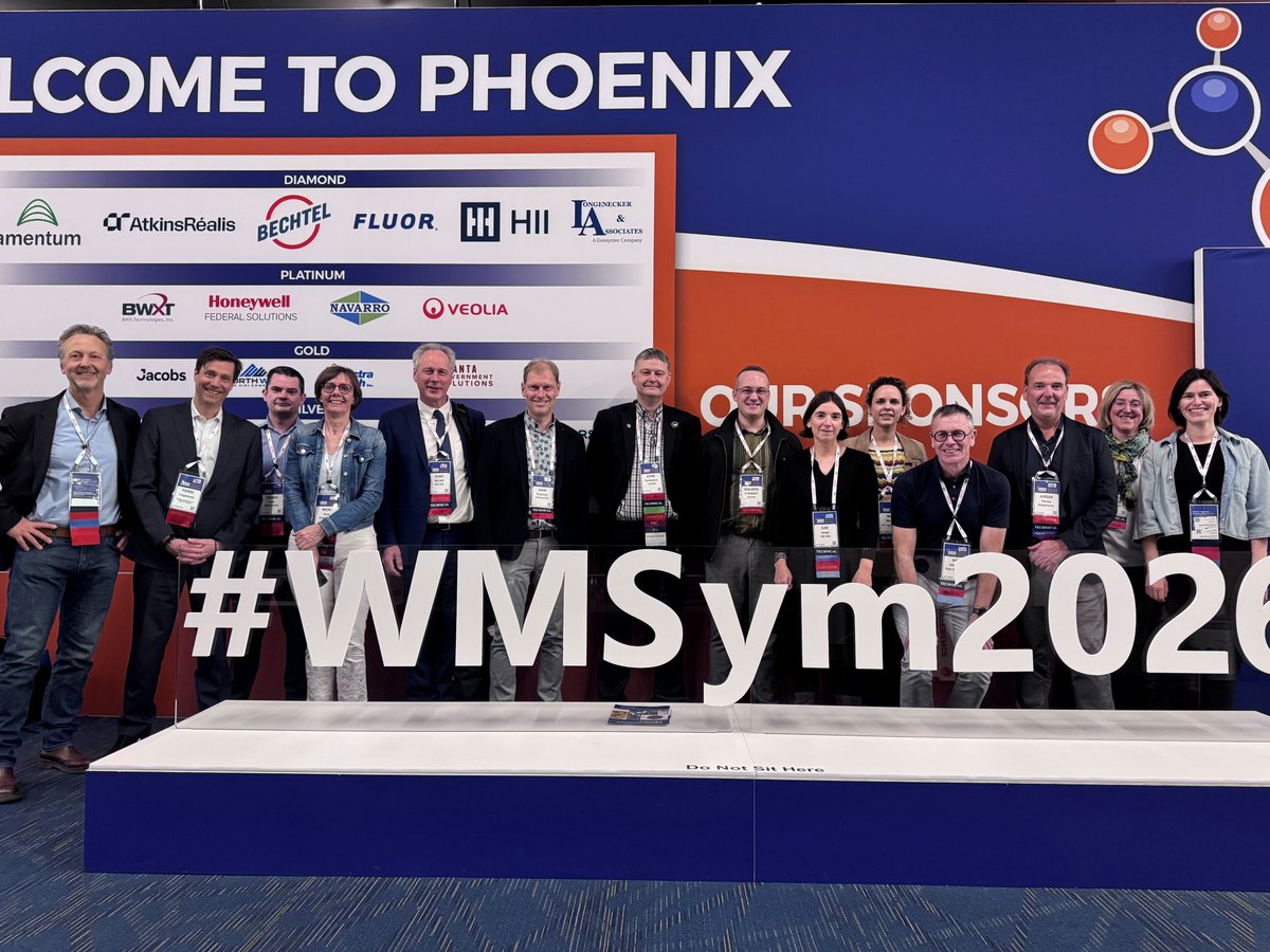 #Belgoprocess welcomes you at #WM2026 in Phoenix, Arizona, USA. The premier international conference for radioactive waste management. We are looking forward to welcoming you at booth 613!