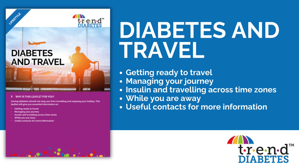 TrendDiabetes's tweet photo. ✈️ Going away for a holiday?

Having diabetes should not stop you from travelling and enjoying your holiday.

This leaflet provides essential information ⬇️

Take a look here: https://t.co/KoZObGDE9M https://t.co/VO2EZpLvaq