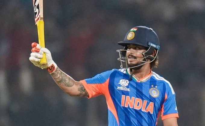 aam_jantaa's tweet photo. ISHAN KISHAN IN T20I INT'L IN 2026: 
Innings - 13.
Runs - 532.
Average - 40.92.
Strike rate - 207.0.
Hundred - 1. 
Fifties - 4.
Fours - 55. 
Sixes - 34.  

Ishan Kishan is leading runs scorer in T20I International in this Year! https://t.co/u6JipgDFVB