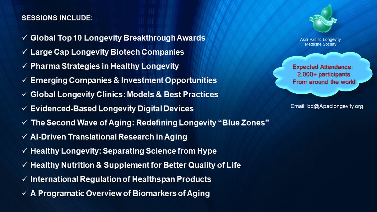 Asia-Pacific Longevity Society tweet media