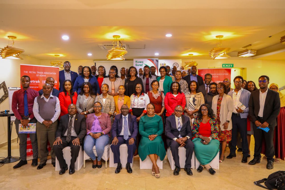 retrakenya's tweet photo. Yesterday, RETRAK, in collaboration with the Ministry of Health, Kenya(MoH) and the Kenya Consumer Protection Advisory Committee (KECOPAC), convened a Consumer Protection Stakeholders Forum.

The forum brought together stakeholders from government, retail, consumer organizations, and the food ecosystem to share insights and progress on key initiatives shaping consumer protection in Kenya. Discussions highlighted the National Food Redistribution Guidelines, as well as updates on the Draft National Consumer Protection Policy and the ongoing review of the Consumer Protection Act (CAP 254).

Through presentations and a multi-stakeholder panel discussion, participants explored practical approaches to strengthening consumer protection within food systems, including the role of retailers, eateries, food banks, and public institutions in redistributing surplus food while safeguarding consumer interests.

#ConsumerProtection #FoodRedistribution #RetailKenya #FoodSystems #RETRAK #PolicyDialogue
@CAK_K @MOH_Kenya @KEBS_ke @FPEAK_ @foodbankingke @KECOPAC_KE