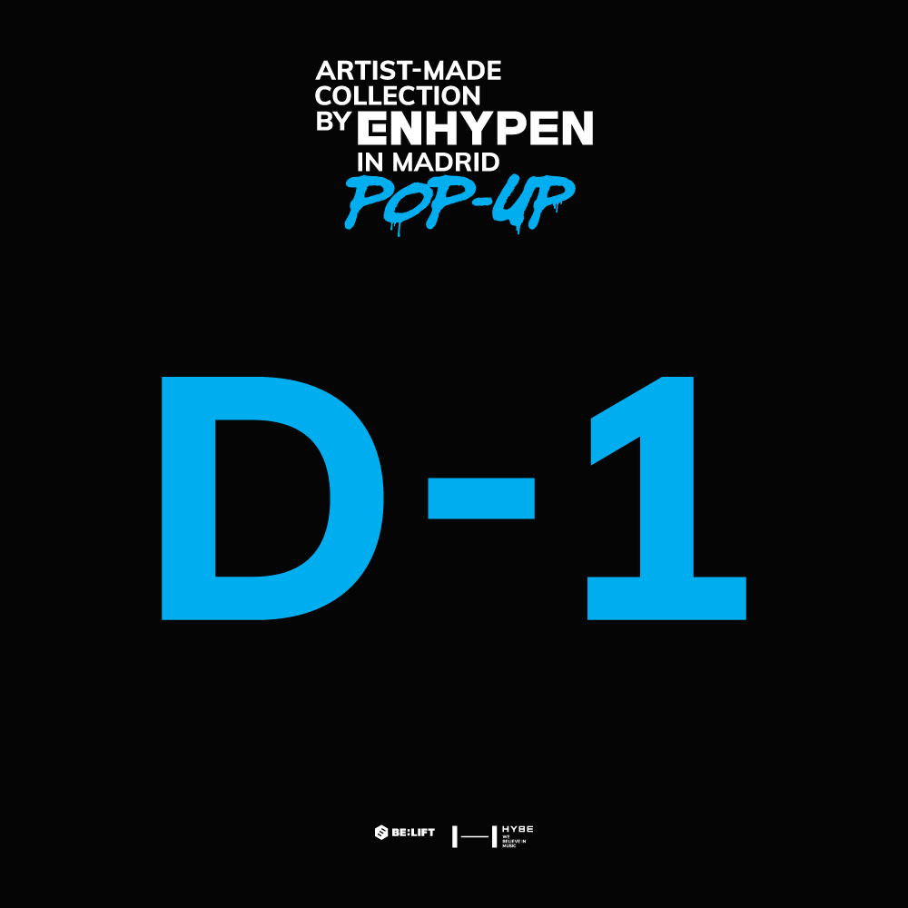 Artist-Made Collection by ENHYPEN POP-UP in MADRID

📢 D-1

📆2026.03.13 (FRI) - 2026.04.12 (SUN)
⏰11:00 ~ 22:00 (CET/CEST)
📍X-Madrid, Planta Calle

#ENHYPEN #엔하이픈
#byENHYPEN #byENHYPEN_IN_MADRID