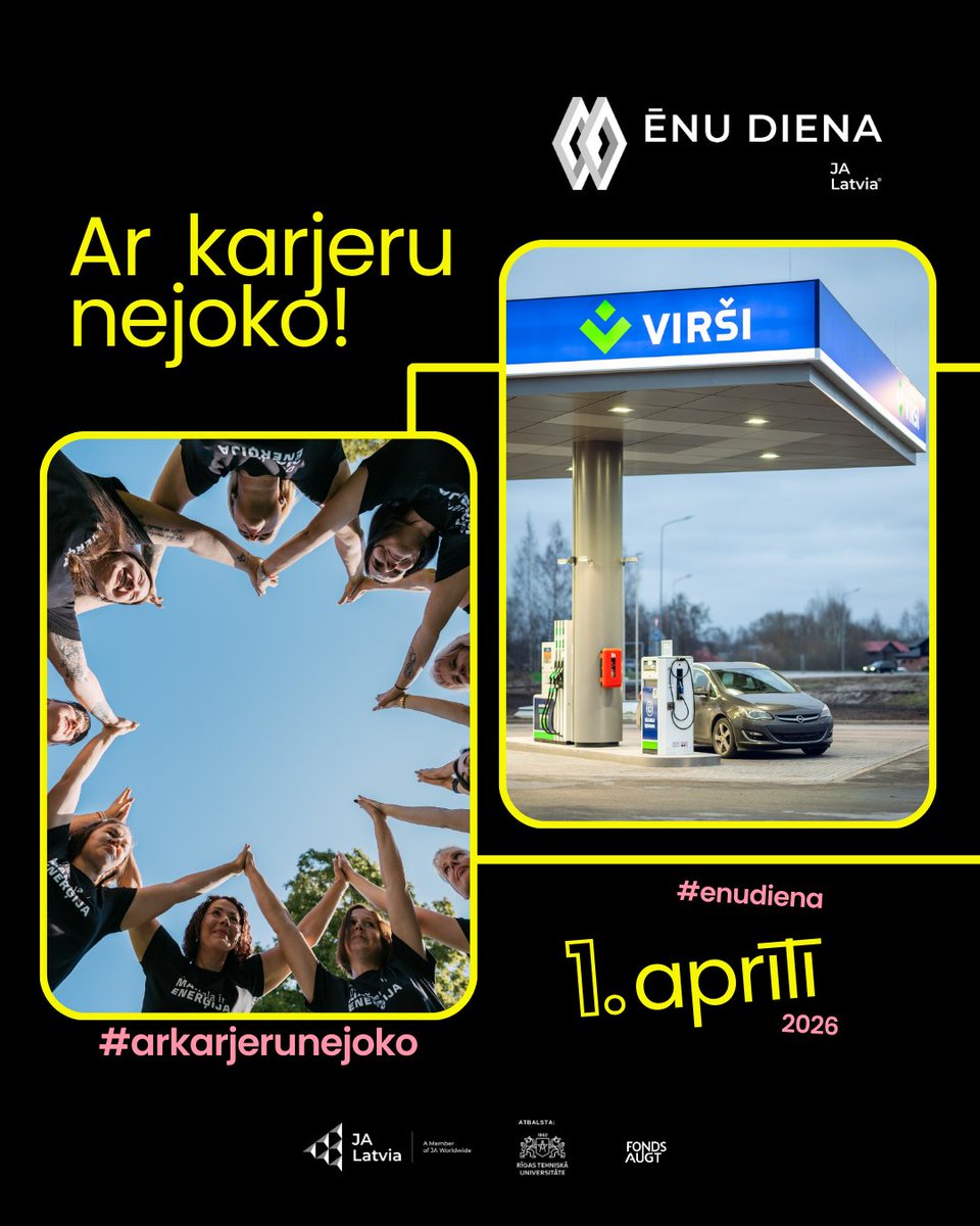 Virsi_A's tweet photo. 1. aprīlī piedalies Ēnu dienā Viršos un iepazīsti darbu vienā no vadošajiem enerģijas tirgotājiem Latvijā. 🚀

Piesakies ēnot:
💻 IT projektu vadītāju
🌱 Vides aizsardzības speciālistu
♻️ Ilgtspējas jomas vadītāju
📊 Kvalitātes jomas vadītāju
👥 Personāla speciālistu
⚖️ Juristu https://t.co/mFUo278CWW