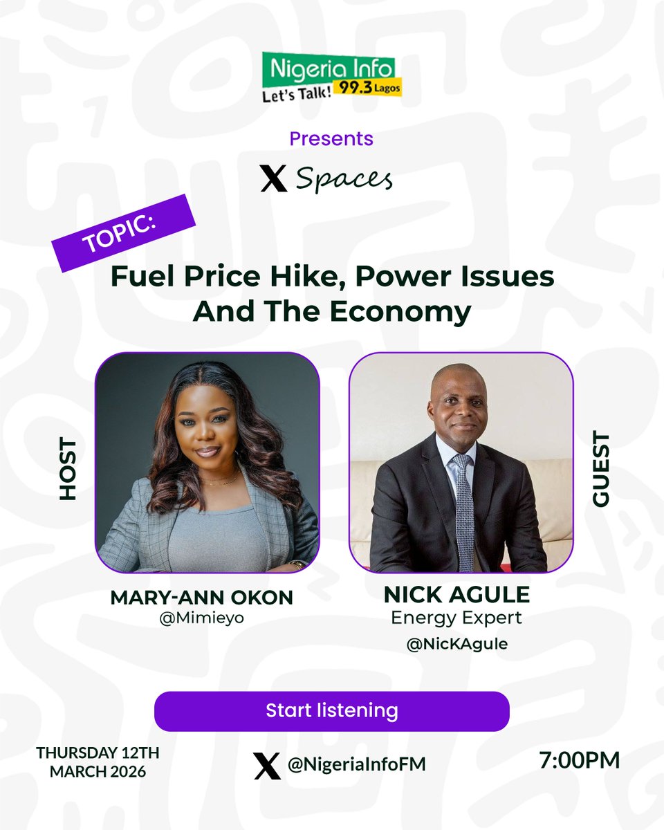 Nigeria Info FM 99.3 tweet media