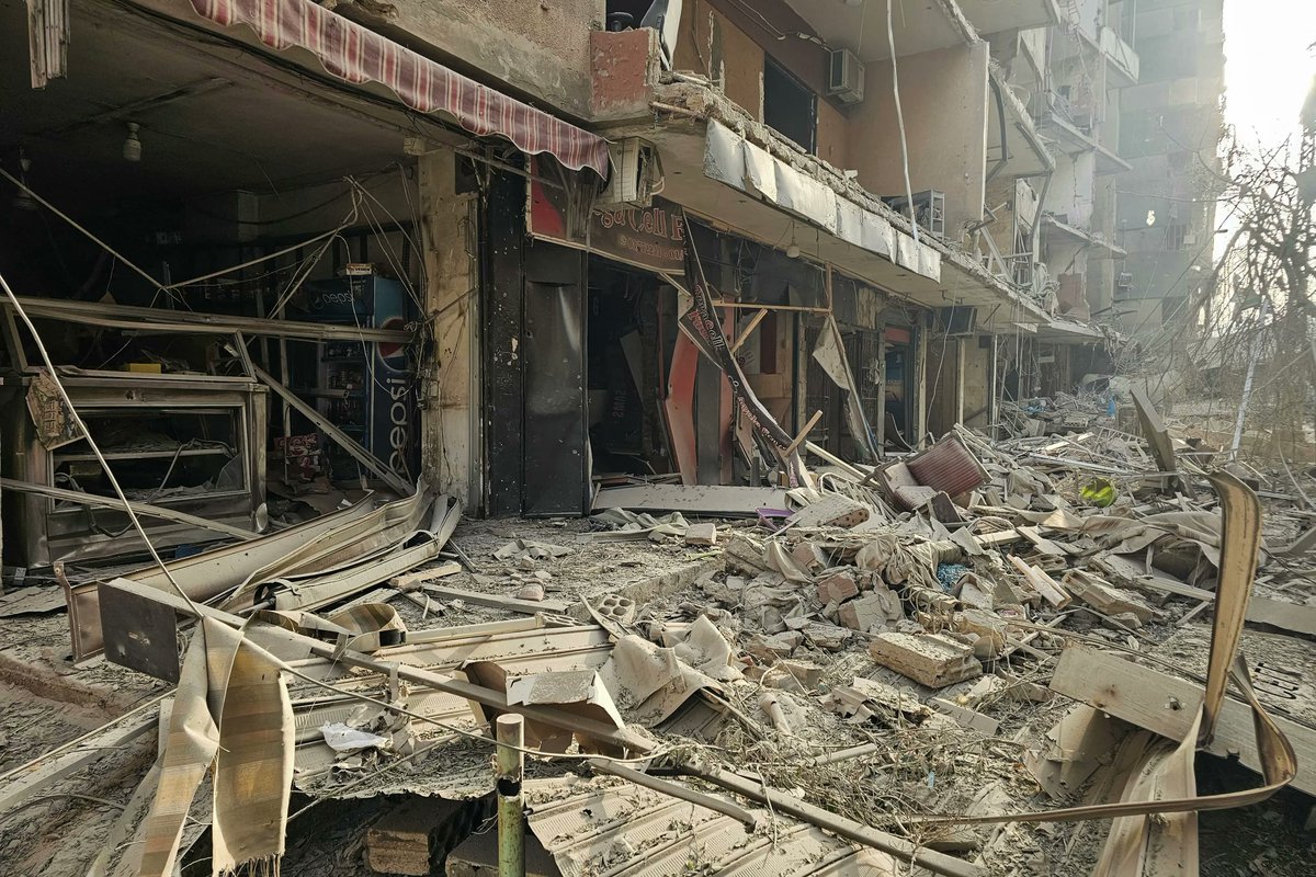 Aftermath of overnight Israeli air strikes on Beirut’s southern suburbs.

🔴 LIVE updates: aje.news/xy0xg6