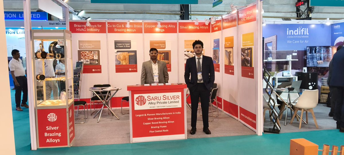 sarusilver's tweet photo. At #ACREXIndia 2026, Interesting discussions about the HVAC-R are unfolding at our stand in Hall 2 Stand B75. Have you joined the conversation yet?
Free Visitor Registration: https://t.co/iHmXJBb6Om
Get a quote for our brazing alloys today.
Email: info@sarusilver.com https://t.co/WYsaeJ33PQ