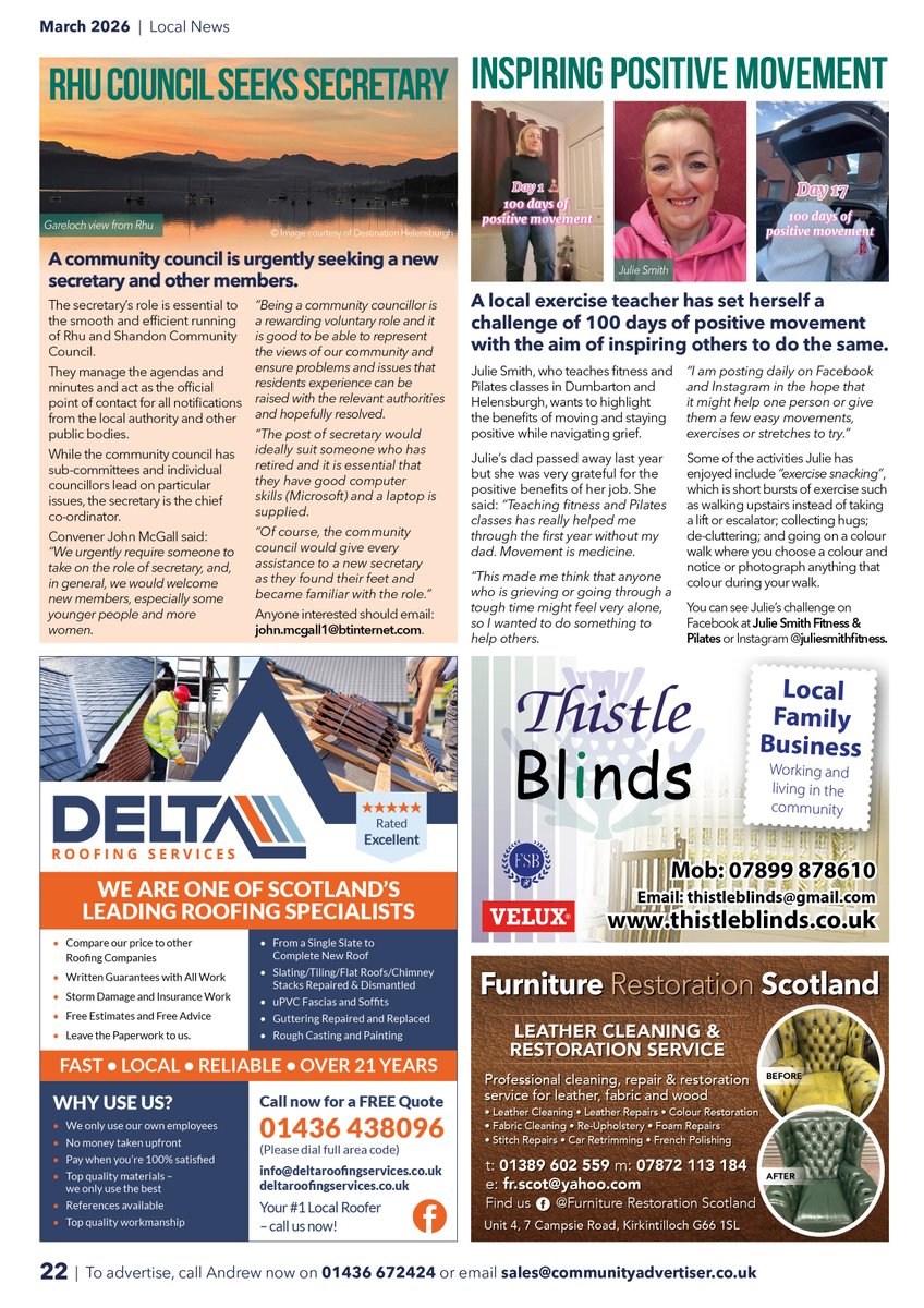 Community Magazine - Helensburgh & Lomond tweet media
