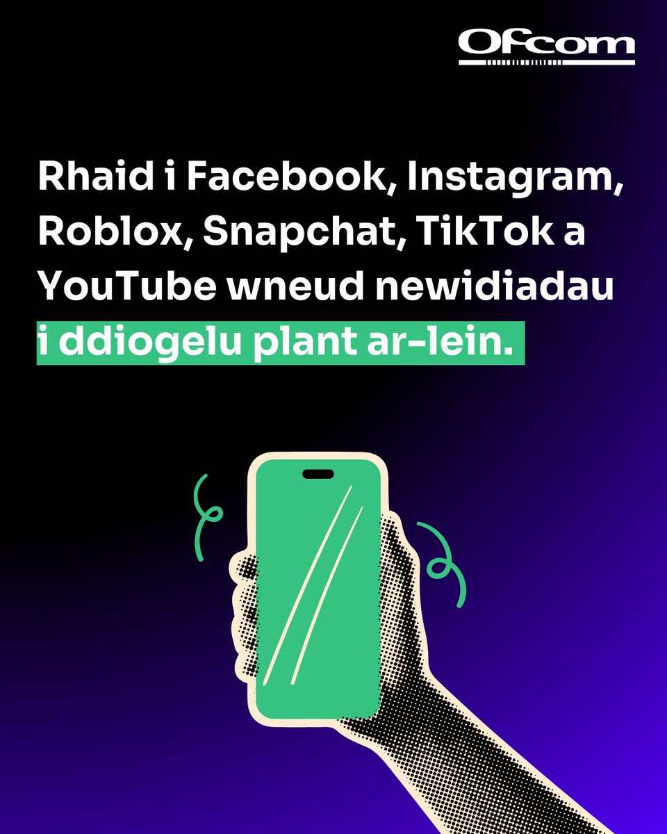 Ofcom Cymraeg tweet media