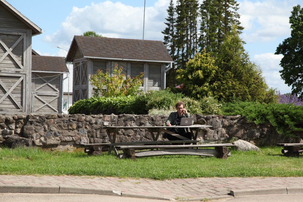 Tas notika šeit tweet media