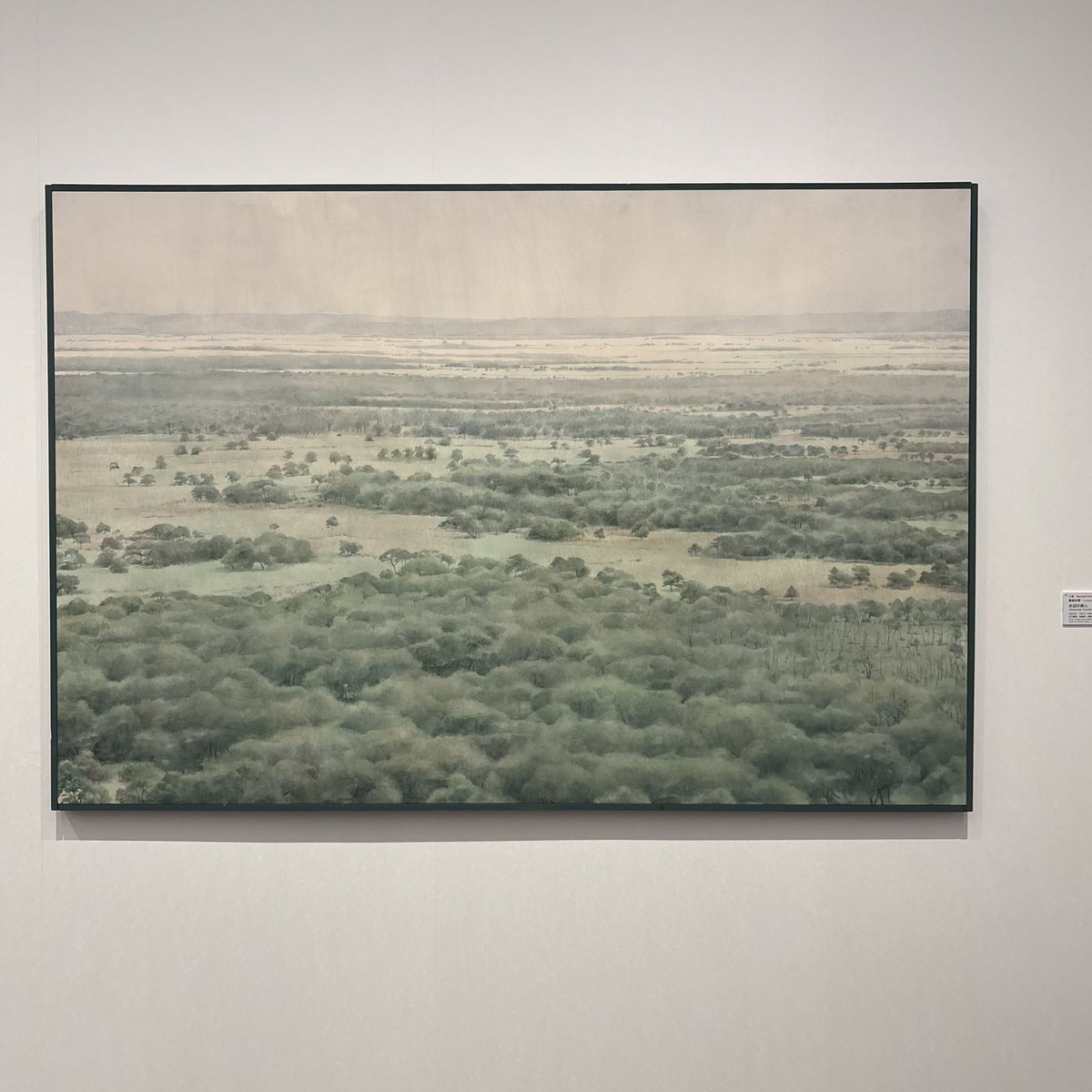 SOMPO美術館のFACE展…写実系の作品だと…
上條暁隆さんの「Sence of the moumntain」（1枚目）…どうも雪景色に反応してしまいます。
廣島有華さんの「水辺の旅人」（2枚目）…熱帯雨林的な広がりのある場面がイイですね。